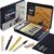 Artworx Calligraphy Pen Set for Beginners – Complete Hand Lettering Kit with 4 Fountain Pens, 5 Nibs, Guide Book & Practice Sheets