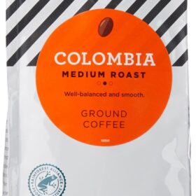 AmazonFresh Colombia Ground Coffee, 100% Arabica Medium Roast, 12 Oz