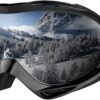 OutdoorMaster OTG Ski Goggles - Over The Glasses Snow Goggles for Men, Women & Youth | Anti-Fog UV400 Protection | Universal Helmet Compatibility