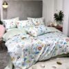Animal World Printed Ice Silk Comforter Set - Cooling Summer Duvet Cover Bedding Collection
