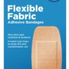Amazon Basic Care XL Flexible Fabric Adhesive Bandages, 2 Inch x 4 Inch, Heavy-Duty Wound Protection for Minor Cuts and Scrapes, 10 Count