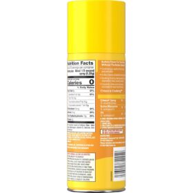 Crisco No-Stick Cooking Spray, Butter Flavor - 6 Ounce Can