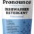 Pronounce Fragrance-Free Dishwasher Detergent Powder | Plant-Based, Hypoallergenic Formula | Cuts Tough Grease for 80 Loads | Gentle & Residue-Free Clean