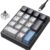 Mechanical Numeric Keypad – Hot Swappable 17-Key USB Numpad with PBT Keycaps, White Backlight & Tactile Brown Switches (Black)