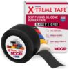 MOCAP X-Treme Silicone Self-Fusing Tape - 1 Inch x 10 Foot Roll - Heavy Duty, Waterproof & Heat Resistant Rubber Repair for Electrical, Automotive, and Plumbing