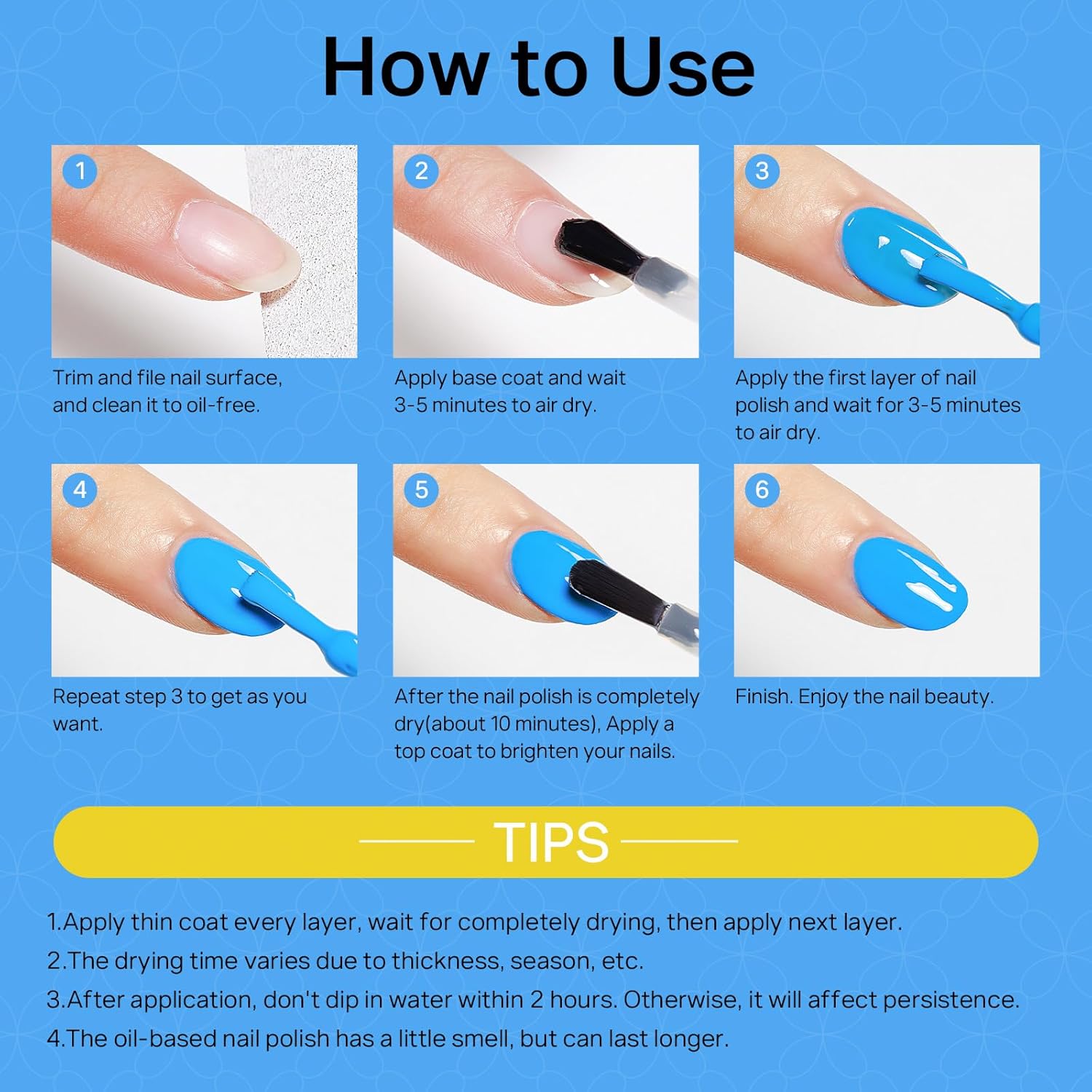 MIZHSE Quick Dry Nail Polish Set – 24 Trendy Shades Neon, Glitter & Cream Finish, Air Dry Fast Lacquer, Non-Gel Long Lasting Manicure Kit DIY Gift for Women