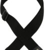 Ernie Ball Polypropylene Guitar Strap with Black Leather Ends - Adjustable 2" Width (P04037)