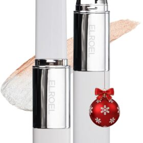 Blanc Cover Cream Stick V White - Korean Color-Changing Foundation Stick with Volufiline - Medium to Full Coverage Dewy Finish Base Makeup - Dual-Ended with Detachable Brush (200 Fair)