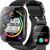 aycy Smart Watch with Bluetooth Calling - 1.85" HD Fitness Tracker, Heart Rate & Sleep Monitor, 120+ Sports Modes, IP68 Waterproof for Android iOS