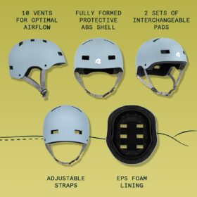 Retrospec Dakota Adult Bike & Skateboard Helmet - CPSC Certified, Lightweight ABS Shell with Vents for Men & Women