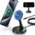 15W Mag-Safe Magnetic Wireless Charger Stand - Fast Charging Station for iPhone 17, 16, 15, 14, 13, 12 & AirPods