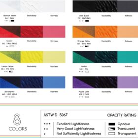 MEEDEN Heavy Body Acrylic Paint Set – 8 x 100ml (3.38oz) Satin Finish Art Tubes, Non-Toxic & Vibrant for Canvas, Wood, Fabric, & DIY Crafts