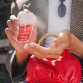 Touchland Hydrating Hand Sanitizer Mist Spray (JUICY Trio Set) | Travel-Size Watermelon, Peach & Berry | Infused with Aloe & Essential Oils | Cruelty-Free, Vegan Formula (Set of 3, 1 fl oz each)