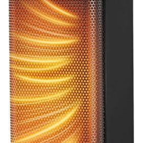 Staholz 3-in-1 Space Heater with Humidifier & Ambient Light – 1500W Portable Electric Heater for Indoor Use, 70° Oscillation, 12H Timer, Remote Control, Ultra-Quiet for Bedroom & Office