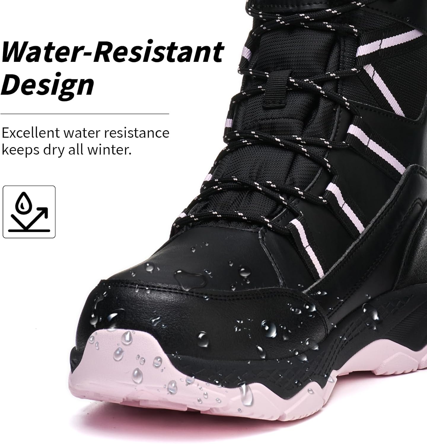 Women's Insulated Winter Snow Boots | Waterproof & Anti-Slip Mid-Calf Booties for Cozy Warmth