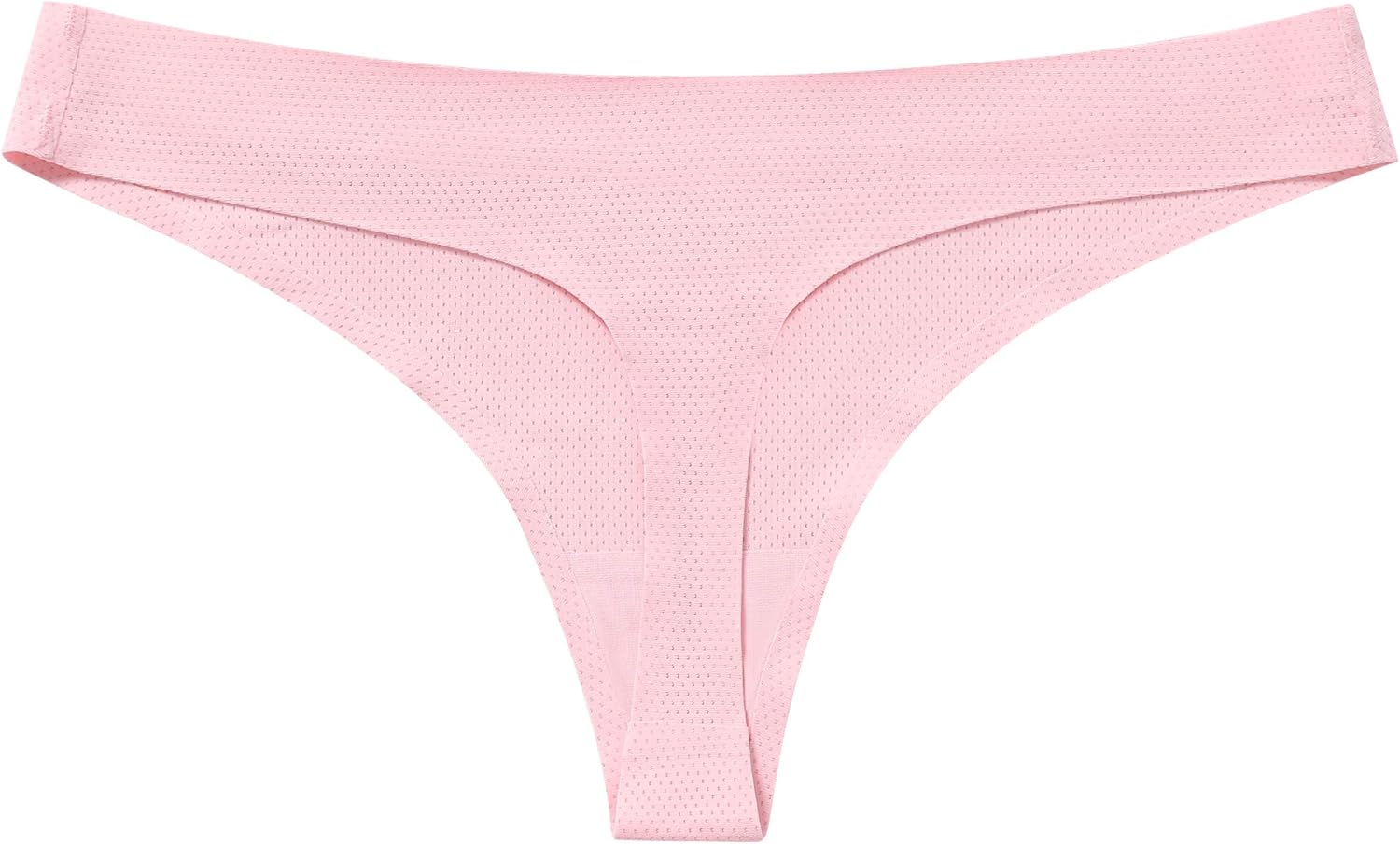 voenxe Seamless Thongs for Women (5-Pack) – No-Show, Breathable & Incredibly Soft for All-Day Comfort