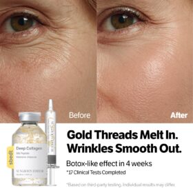 SUNGBOON EDITOR Korean Peptide Serum | Intensive Lifting Ampoule for Visible Skin Tightening & Wrinkle Reduction | 30-Peptide Complex with Collagen & Silk Threads for Firm, Glass Skin