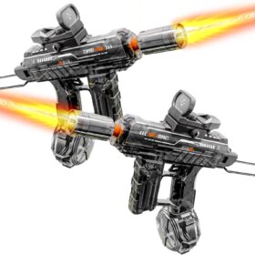 Electric Water Guns for Adults and Kids - 2-Pack Automatic Squirt Toys with Rechargeable Battery, High-Power Long Range Water Blasters for Pool, Beach, and Outdoor Summer Battles