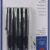 Faber-Castell PITT Artist Pen Calligraphy Set - 3 Count, Black, Chisel Tip (2.5mm)
