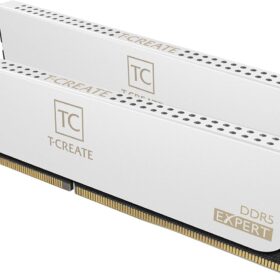 TEAMGROUP T-Create Expert 32GB (2x16GB) DDR5 6000MHz PC5-48000 CL30 Desktop RAM, Intel XMP 3.0 & AMD EXPO, Overclocking White Memory Module (CTCWD532G6000HC30DC01)
