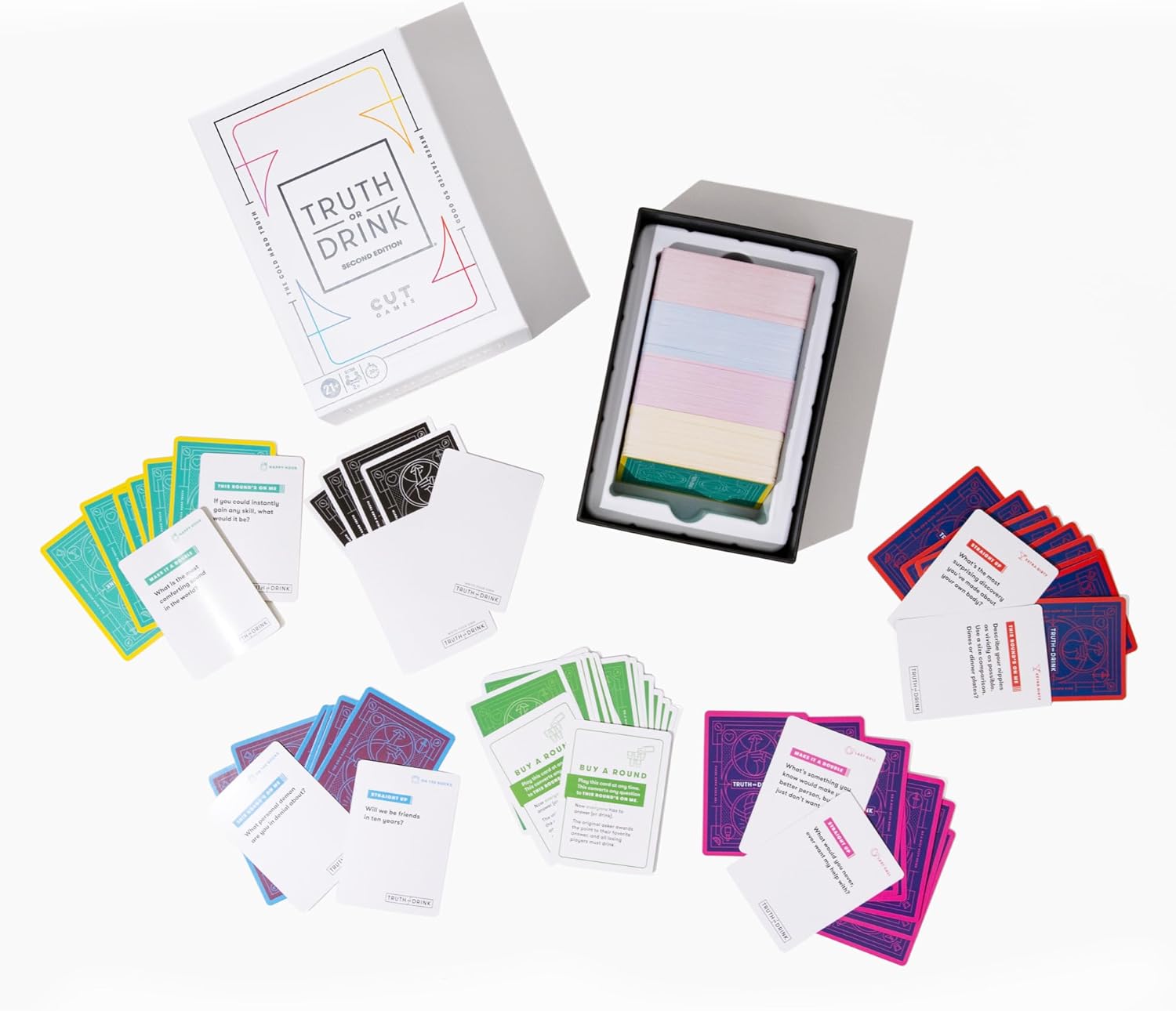 Truth or Drink The Adult Party Game | The Viral Sensation with 410+ Questions | Perfect for Game Night, Parties & Revealng Your Friends' Secrets