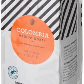 AmazonFresh Colombia Ground Coffee, 100% Arabica Medium Roast, 12 Oz