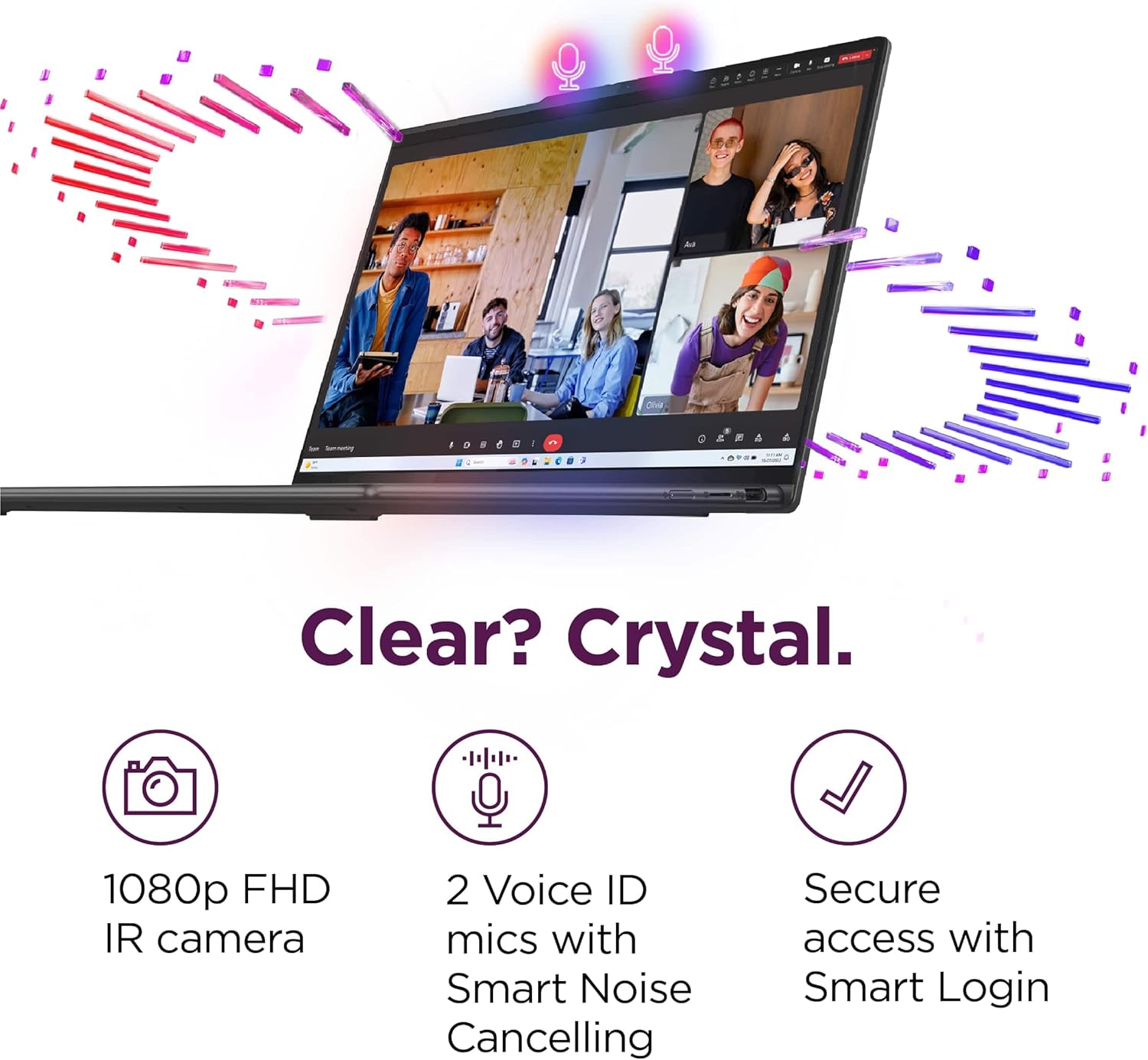 Lenovo Yoga 7i 2-in-1 16” Touchscreen Laptop, Intel Core Ultra 7 155U, 16GB DDR5 RAM, 2TB PCIe SSD, Windows 11 Pro, Fingerprint Reader, Backlit Keyboard, Storm Grey