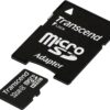 Transcend 32GB Class 4 microSDHC Flash Memory Card with SD Adapter (TS32GUSDHC4)