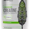 BIRDMAN Creapure Creatine Monohydrate Powder - 300g German-Made, 100% Plant-Based, Unflavored Pre-Workout Supplement for Muscle Growth, Strength & Cognitive Function