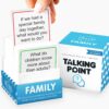 Family Conversation Cards – 200 Questions to Reconnect & Build Confidence – Fun Table Talk Game for Kids, Teens & Adults