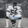 Lawrence Taylor Autographed New York Giants 16x20 Photo - HOF Inscription - BAS & Denver Autographs COA