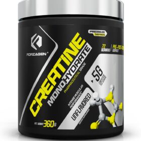 Forzagen 100% Pure Micronized Creatine Monohydrate Powder - Unflavored Muscle Building Supplement for Men & Women - 5g Per Serving, 72 Servings