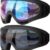 COOLOO Ski Goggles – 2 Pack Professional Snowboard Goggles with UV400 Protection, Anti-Fog & Impact-Resistant Lenses for Men, Women & Youth