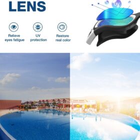 ZIONOR G1 Polarized Swim Goggles – Anti-Fog, UV Protection & Leakproof Silicone Frame for Men & Women