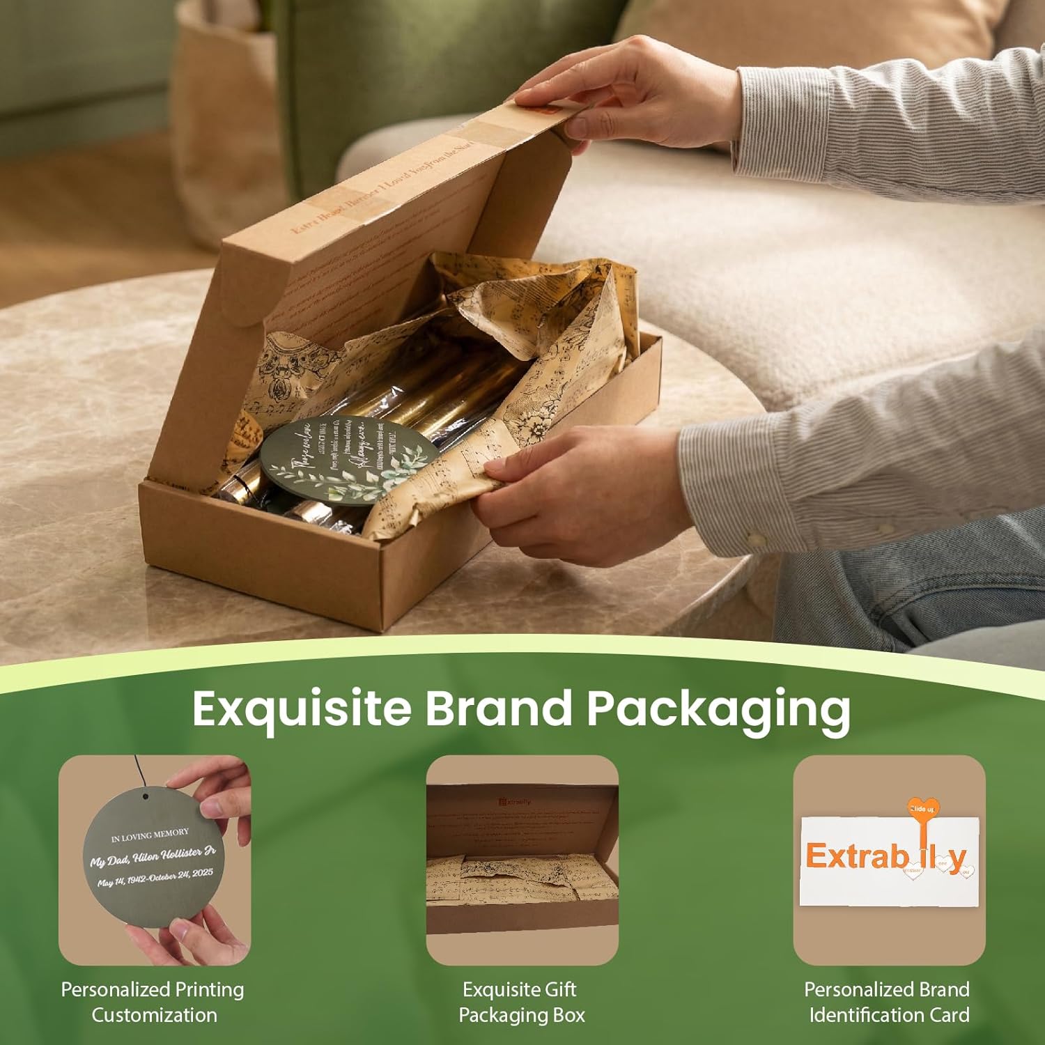 Personalized Memorial Wind Chimes – 36-Inch Sympathy Gifts for Loss of Loved One, In Loving Memory Outdoor Decor with Custom Name & Dates, Deep Tone Funeral Wind Chime for Garden