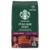 Starbucks Italian Roast Ground Coffee — 18 oz Bag of Dark Roast, 100% Arabica Beans with Notes of Dark Cocoa