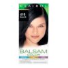 Clairol Balsam Permanent Hair Color, Shade 618 Black, Pack of 1 - 100% Gray Coverage for Healthy, Shiny Results