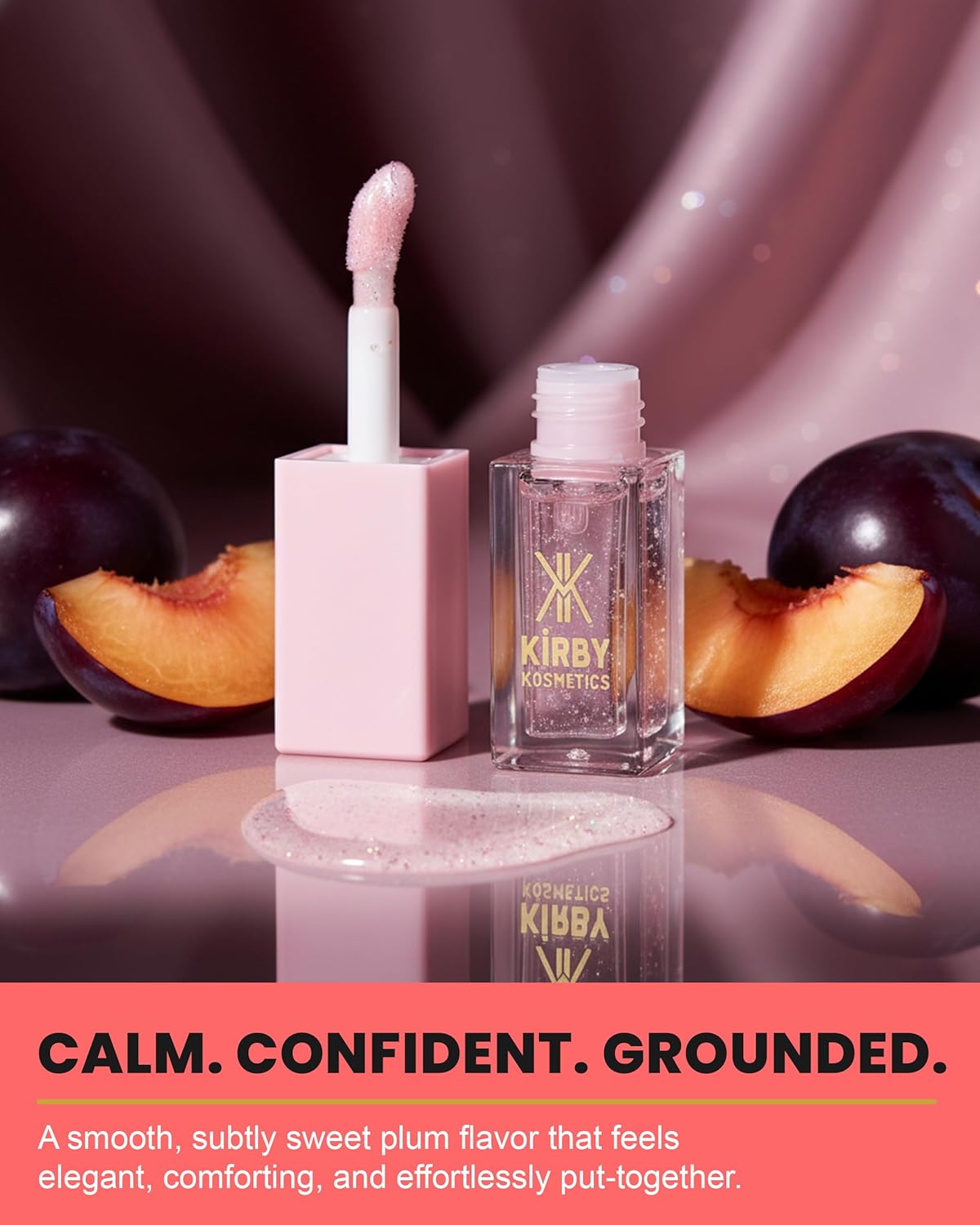 DivineDiva Lip Oil in Plum Goddess – The TikTok-Viral Gloss for Juicy, High-Shine Lips with Vegan Hyaluronic & Coconut Oils – Your Go-To for Plump, Konfident Lips