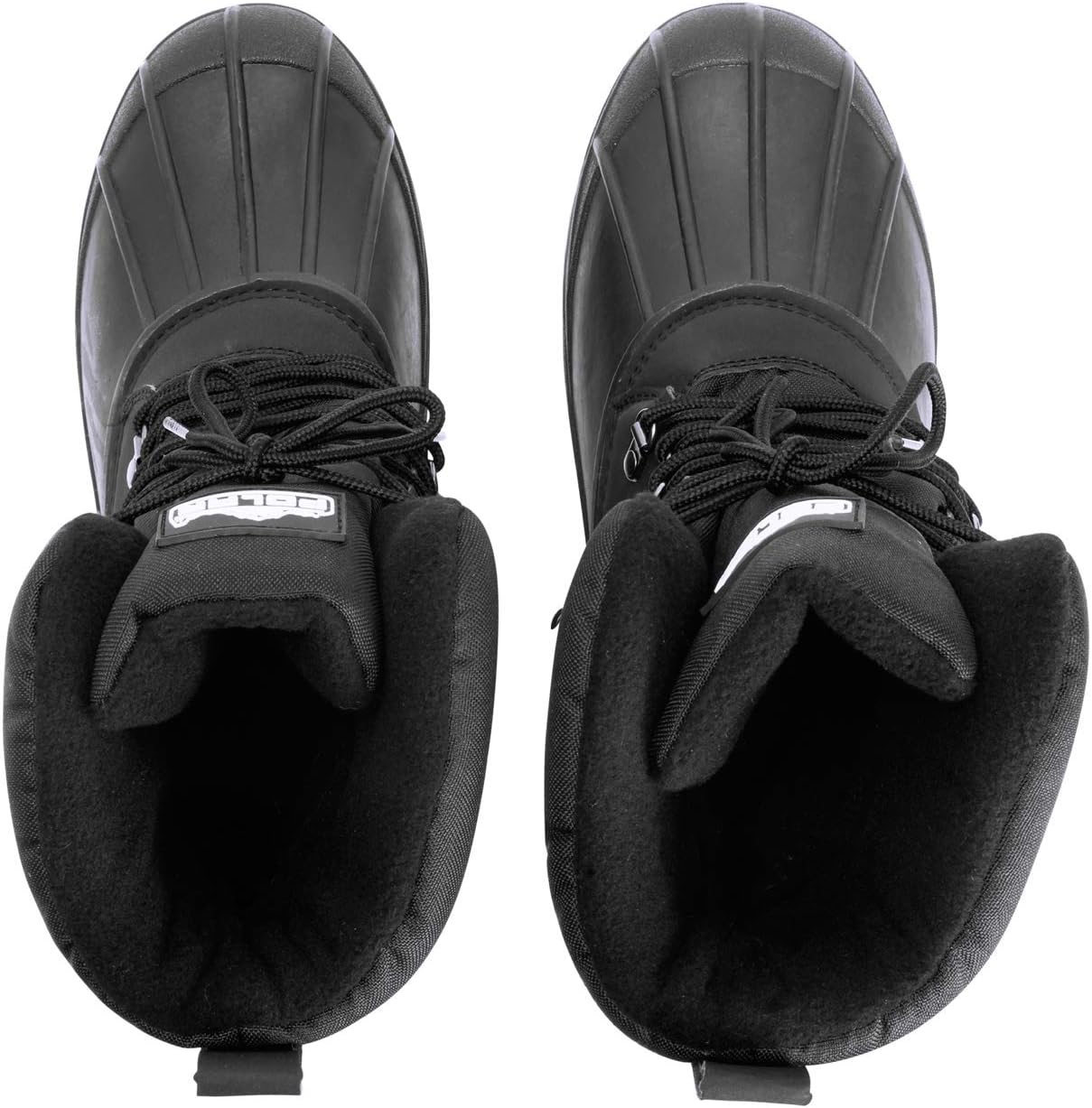 POLAR Men's Waterproof Thermal Snow Boots – Insulated Mucker Hiking Footwear with Safety Toe