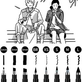 Premium 8-Piece Calligraphy Pen Set – Hand Lettering & Brush Markers for Beginners & Pros