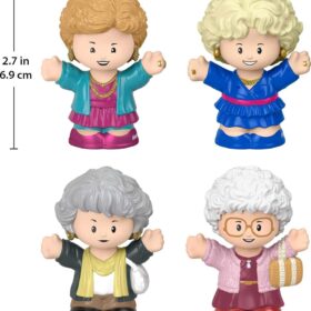Little People Collector The Golden Girls Special Edition Figure Set – Blanche, Rose, Dorothy & Sophia – Adult Collectible