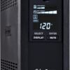 CyberPower CP1000AVRLCD UPS System - 1000VA/600W AVR Battery Backup, Mini-Tower LCD, 9 Outlets with Surge Protection