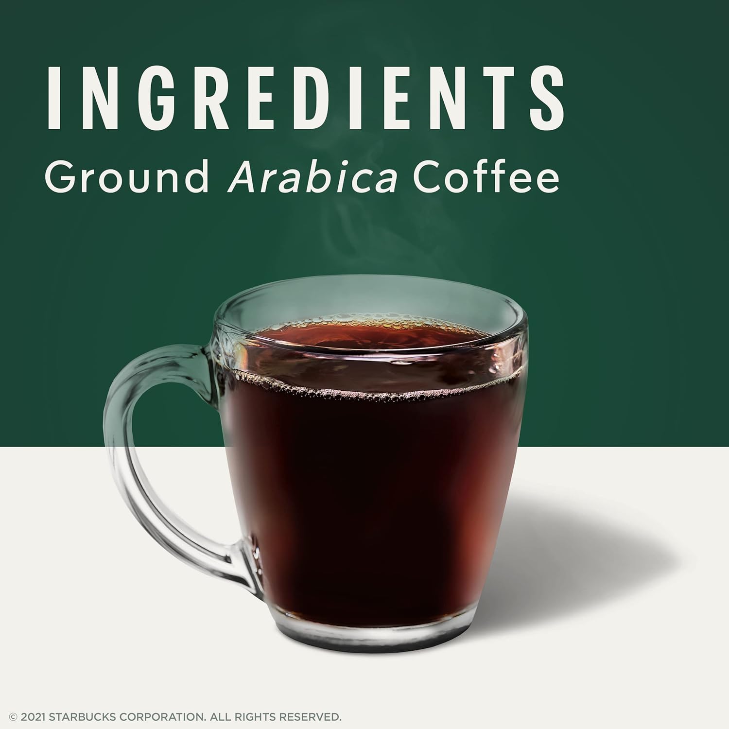 Starbucks Italian Roast Ground Coffee — 18 oz Bag of Dark Roast, 100% Arabica Beans with Notes of Dark Cocoa