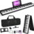 88 Key Folding Piano with Semi-Weighted Keys - Portable MIDI Keyboard, Bluetooth MIDI, Rechargeable Battery, and Carry Bag - Full Size Digital Travel Piano for Beginners & Professionals