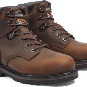 Timberland PRO Men's Pit Boss 6-Inch Steel-Toe Work Boot - Oil & Slip Resistant
