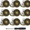 20MM Metal Jean Buttons Repair Kit - No Sew Snap Fasteners with Installation Tool for Pants, Jackets, and Denim