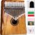 Newlam 17-Key Kalimba Thumb Piano – Portable Mbira with Solid Wood Body, Tuning Hammer, Study Book & Protective Bag – Ideal Musical Gift for Beginners, Kids & Adults