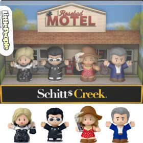 Fisher-Price Little People Collector Schitt’s Creek TV Series Figure Set – Special Edition Rose Family 4-Pack