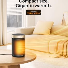 Dreo 2024 Smart Portable Space Heater – 1500W Fast PTC Ceramic Heater with Remote, Thermostat, 12H Timer, 70° Oscillation & Safety Sensors for Indoor Office & Bedroom