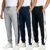 Real Essentials Men's 3-Pack Tech Mesh Athletic Joggers – Breathable Sweatpant with Pockets (Big & Tall Available)